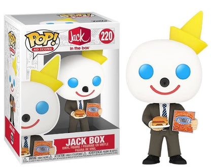 Funko Pop! Jack Box #220 | Jack in the Box Ad Icons Vinyl Collectible Figure