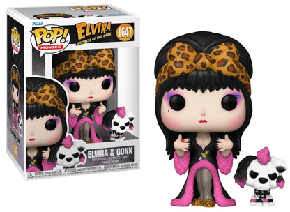Funko Pop! & Buddy Elvira & Gonk | Elvira Mistress of the Dark Horror Vinyl Collectible Figure