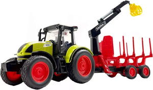 Transport de bois par tracteur Big Daddy Farm