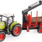 Transport de bois par tracteur Big Daddy Farm