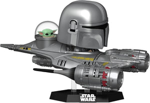 The Mandalorian & Grogu Funko Pop! Ride Super Deluxe | Star Wars N1 Starfighter Vinyl Collectible Figure