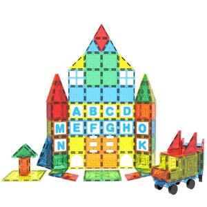 Tuiles magnétiques, blocs de construction magnétiques, 120 pièces