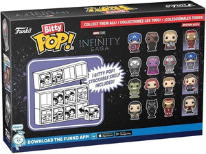 FUNKO Bitty Pop! Marvel La Saga de l'Infini - Pack de 4 : War Machine, Vision, Ultron + M'