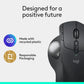 Souris trackball sans fil Logitech MX Ergo Plus avec support inclinable supplémentaire de 10 à 30°