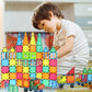 Jeu de 102 pièces de tuiles magnétiques pour la construction