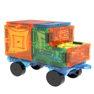 Mag-Genius Magnetic Building Tiles 102-Piece Set | STEM Construction Toy