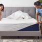 King Size 150x200 Waterproof Mattress Protector Cotton Skirt Cover Antibacterial
