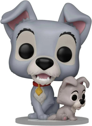 Funko Pop! Tramp with Puppy #1554 | Lady and the Tramp Disney Vinyl Collectible Figure