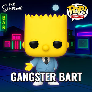 Funko Pop! Gangster Bart | The Simpsons Animation Vinyl Collectible Figure