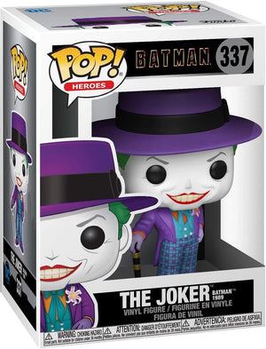 The Joker with Hat Funko Pop! #337 | Batman 1989 Heroes DC Vinyl Collectible Figure