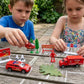 Big Daddy Mini Fire Crew 17-Piece Playset | 1:87 Scale | Fire Trucks & Accessories (style may vary)
