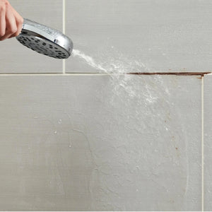 Pommeau de douche à main Waterpik ShowerClean PRO chromé avec flexible de massage