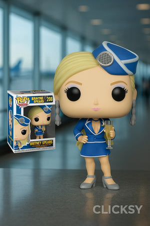 Funko Pop! Rocks : Britney Spears - Hôtesse de l'air toxique