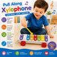 Play Baby Pull Along Musical Xylophone | Colourful Keys | Lightweight | Safe for Babies & Toddlers
