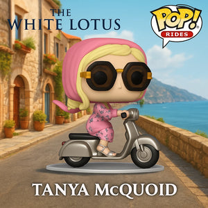 Funko Pop! Rides Tanya McQuoid on Scooter | The White Lotus Television Vinyl Collectible Figure