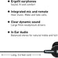 Écouteurs Panasonic avec microphone noirs