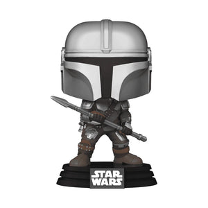 Funko Pop! Star Wars : Mandalorien - avec bâton en beskar - Exclusivité