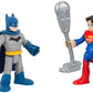 Ensemble de figurines Imaginext DC Super Friends Batman et Supergirl