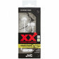 JVC Xtreme Xplosives HA-FX103M In-Ear Earphones | 10mm Neodymium Driver | Memory Foam Fit | White
