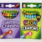 Crayola Crayons Multi-Pack | Glitter & Neon | Art Supplies Bundle