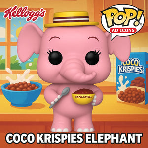 Funko Pop! Kellogg's Cocoa Krispies Elephant | Ad Icons Vinyl Collectible Figure