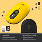 Souris Logitech POP Emoji Jaune Explosion