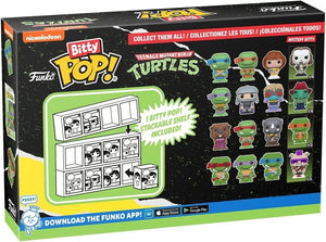 Funko Bitty POP! TMNT Pack de 4 figurines : Splinter, Raphael, Rocksteady + figurine mystère