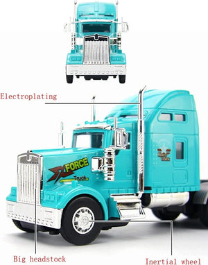 Big Daddy Oil Tanker Lorry | 8-Wheeler Semi | Detachable Cab | Friction Powered | Kickstand