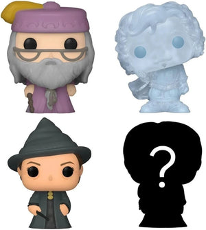 Coffret Funko Bitty POP! Harry Potter – Dumbledore, McGonagall, Nick + Figurine mystère