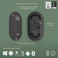 Logitech Pebble Keys 2 K380s & Pebble Mouse 2 M350s | Slim Bluetooth Combo | Multi-Device | US Layout