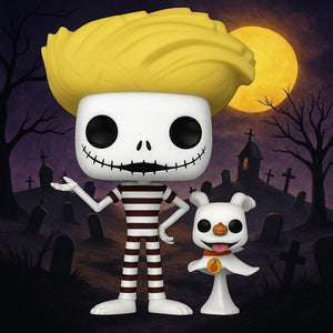 Funko Pop! & Buddy Jack Skellington with Zero | The Nightmare Before Christmas Vinyl Collectible Figure
