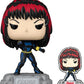 Funko Pop! & Pin Black Widow | Marvel Avengers 60th Anniversary Vinyl Figure + Enamel Pin