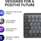 Clavier mécanique sans fil rétroéclairé Logitech MX Mini, disposition américaine en graphite