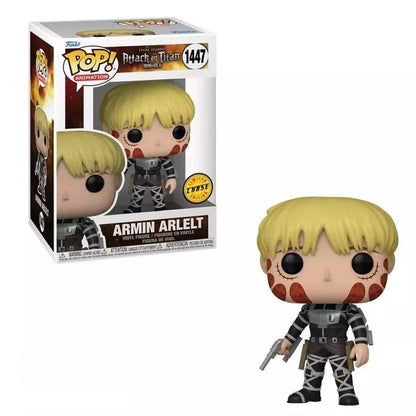 Armin Arlelt Funko Pop! #1447 CHASE | Attack on Titan Animation with Protector Vinyl Collectible Figure