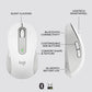 Souris sans fil Bluetooth Logitech Signature M650 L pour les entreprises, blanc cassé