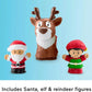 Fisher-Price Little People Musical Christmas Train | Santa, Elf & Reindeer
