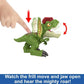 Jurassic World Fierce Launchin' Dilophosaurus Figure | Dart Projectile Action | 8" | Ages 4+