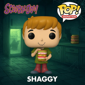 Funko Pop! Shaggy with Sandwich | Scooby-Doo Animation Vinyl Collectible Figure