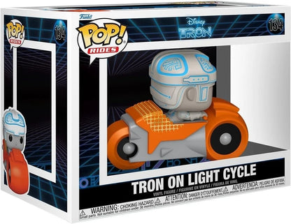 Funko Pop! Rides Tron on Light Cycle | Tron 1982 Movies Vinyl Collectible Figure