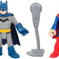 Ensemble de figurines Imaginext DC Super Friends Batman et Supergirl