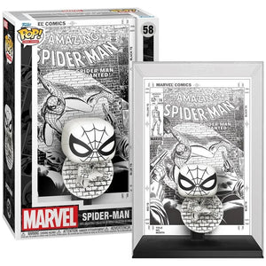 Funko Pop! Comic Cover The Amazing Spider-Man | Marvel Vinyl Figure with Display Case