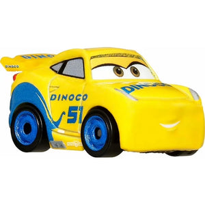 Disney Pixar Cars Mini Racers 3-Pack | Turbosky, Dinoco Cruz & Lightning McQueen Die-Cast Vehicles