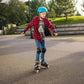 Patins à roulettes Osprey pour enfants - Patins à roulettes réglables, taille S-M, noir/rouge