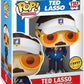 Funko Pop TV : Ted Lasso - Ted Lasso avec lunettes de soleil, variante rare Chase