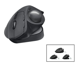 Souris trackball sans fil Logitech MX Ergo Plus avec support inclinable supplémentaire de 10 à 30°