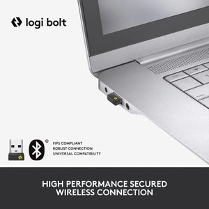 Logitech Lift Left Vertical Ergonomic Mouse | 57° Angle | SilentTouch | Logi Bolt & Bluetooth | Left-Handed | Graphite