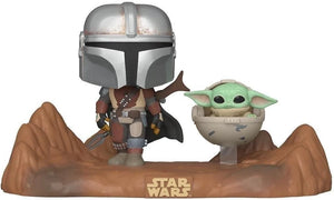 Figurine Funko Pop! Moment Star Wars : Le Mandalorien et l'Enfant n° 390