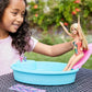 Poupée Barbie et piscine avec toboggan et accessoires