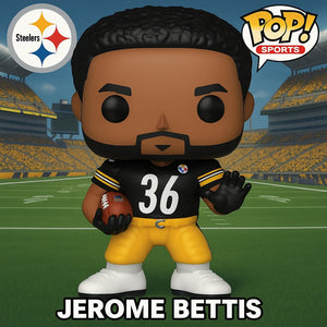 Funko Pop! Jerome Bettis #117 | NFL Legends Pittsburgh Steelers Vinyl Collectible Figure