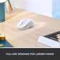 Souris sans fil Bluetooth Logitech Signature M650 L pour les entreprises, blanc cassé